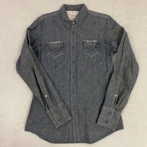 Energie Chambray Long sleeve button down Shirt